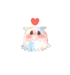 水彩めんだこのスタンプ（個別スタンプ：8）