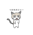 カフェラテねこの日常。（個別スタンプ：9）