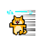 ドット絵になった柴犬（個別スタンプ：9）