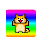 ドット絵になった柴犬（個別スタンプ：22）