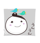 おだんご＆青い鳥（個別スタンプ：18）