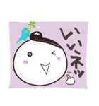 おだんご＆青い鳥（個別スタンプ：22）