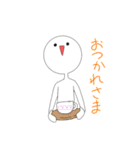 しらたまくんとたぴおかくん（個別スタンプ：3）