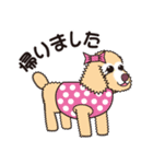 人気の可愛い子犬シリーズ（個別スタンプ：34）