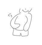 鼻をすするオイラが描く絵1（個別スタンプ：13）