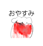 鼻をすするオイラが描く絵1（個別スタンプ：21）
