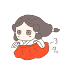 巫女さまの癒し（個別スタンプ：23）