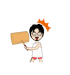 歌うま髭お兄（個別スタンプ：17）