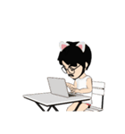 歌うま髭お兄（個別スタンプ：19）