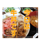 牛丼☆メッセージ（個別スタンプ：1）