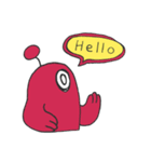 きみょうないきもの（日常）（個別スタンプ：9）