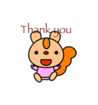 りすのりっちゃんとお友だち（個別スタンプ：13）