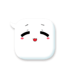 表情豊かなふきだしちゃん（個別スタンプ：3）