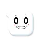 表情豊かなふきだしちゃん（個別スタンプ：4）