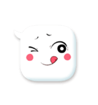 表情豊かなふきだしちゃん（個別スタンプ：8）