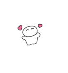 真っ白ニーパン！（個別スタンプ：1）