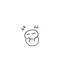 真っ白ニーパン！（個別スタンプ：3）