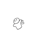 真っ白ニーパン！（個別スタンプ：5）