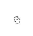 真っ白ニーパン！（個別スタンプ：6）
