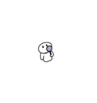 真っ白ニーパン！（個別スタンプ：7）
