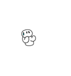 真っ白ニーパン！（個別スタンプ：13）