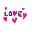 メッセージ（Love .ver）（個別スタンプ：2）
