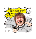 ワンスク顔実写スタンプ（個別スタンプ：16）