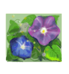夏の花 水彩画風（個別スタンプ：5）