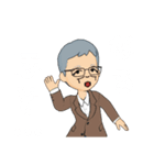 何のとりえもない爺さん（個別スタンプ：34）