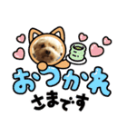 わんわんスタンプ4 犬 プードル（個別スタンプ：2）