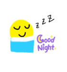 まるくん（きいろ）（個別スタンプ：4）