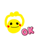 まるくん（きいろ）（個別スタンプ：5）