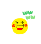 まるくん（きいろ）（個別スタンプ：7）