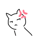 指で描かれた線の猫（個別スタンプ：12）
