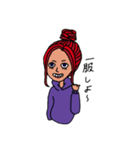 smoking girls（個別スタンプ：7）