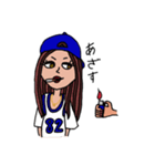 smoking girls（個別スタンプ：9）