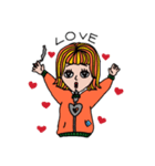 smoking girls（個別スタンプ：16）