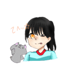 絵柄がすぐ変わる絵師の女の子達のスタンプ（個別スタンプ：7）