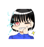 絵柄がすぐ変わる絵師の女の子達のスタンプ（個別スタンプ：8）