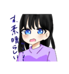 絵柄がすぐ変わる絵師の女の子達のスタンプ（個別スタンプ：12）