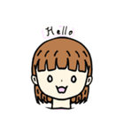 動物と女の子達（個別スタンプ：5）