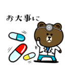 ブラウン＆フレンズ☆医者・医師（個別スタンプ：4）