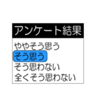 動くアンケート結果(再販)（個別スタンプ：2）