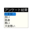 動くアンケート結果(再販)（個別スタンプ：5）