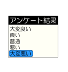 動くアンケート結果(再販)（個別スタンプ：9）