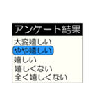 動くアンケート結果(再販)（個別スタンプ：21）