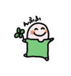 ラッキーカラー緑のスタンプ（個別スタンプ：8）
