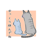 猫笑 ～猫で日常①～（個別スタンプ：8）