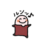 ラッキーカラー赤のスタンプ（個別スタンプ：2）