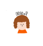 ご機嫌なパーマ女子（個別スタンプ：31）